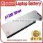 6 cell generic laptop battery for macbook a1280 with silver color 10.8V 4200mAh
