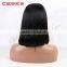 new arrival 130% density virgin brazilian human hair lace front wig, rihanna bob style glueless full lace human hair wig