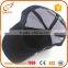 most popular products embossed sports fabric black custom trucker hat