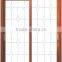 Sliding gate color design, sound insulation material sliding doors, colored tempered glass doors