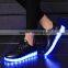 2016 Popular Design Comfortable Wearing Led Luminous Lace-up Casual Shoes for Men Women JK-001