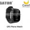 unlocked mobile phone smart watch GPS Location Tracking CE, Fcc, Rohs, PTCRB certificates Caref hand Watch