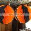 Vintage Honeycomb Waffle paper Balls Black and Orange honeycomb lantern