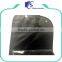Black PU leather 4 foldable hanging toiletry bag for travel