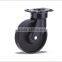 Swivel Caster with Elastic Rubberr Wheels(Iron core)