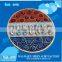 Crystal golf ball marker coin