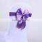 Light Purple Chair Bow For Wedding Decoration