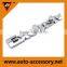 Wholesale chrome abs 3D letters car enamel pin badge