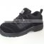 good quality split cow leather PU sole steel toe safety shoes