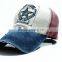 Distressed Vintage High quality embroidery worn-out baseball cap