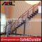 SS304 or 316 stainless steel gold color stair handrail with handrail bracket in high standard quality