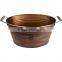 Wholesale high quality oval metal drink tub