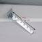 Retail chrome clothing waterfall display hook