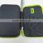 GC-5# Invisible zipper Green rubber logo 8"*5" molded EVA bag