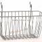 Wire narrow basket for holding goods in store