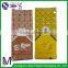 Clear OPP plastic bag with cutom printing / side gusset printed bread bag