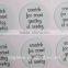 Good printing vinyl plastic sticker