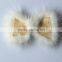 8CM Wholesale Mink Fur Bow Custom Mink Fur Plate