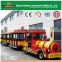 Heigh quality China amusement rides park tourist road trackless train for adults and kids