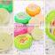 Long strip fruit flavour energy chewing gum