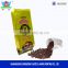 Customized Matt Printed Side Gusset Coffee Bags with Coffee Design