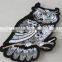 2016 Hot Selling Patches Embroidery Iron on Embroidery Owl Pattern Patch Trim