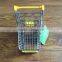 Hot Sell Shopping Cart Toy Mini Supermarket Handcart Mini Storge Basket