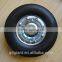 Solid rubber wheel with metal rim 10"x2.5"