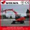 wheel sugar cane loader with excavator bucket for sale