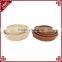 New design fancy plastic pe rattan handcraft woven stackable baskets