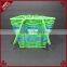 New kitchen storage tool green & blue plastic wicker woven utensil holder