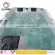 Most Fashion Promotion lucite acrylic spa bath tub with CE approved for 3 aud adults