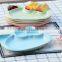 10inch microwave oven and dishwasher saftey cat shape ceramic plate cute ceramic plate