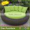 NEW design sunbed garden rattan sofa bed outdoor furniture