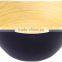 Spun bamboo salad bowls, lacquered bamboo salad bowls