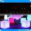 RGBW rechargable LED Cube /outdoor LED Cube seat/LED light cube with 16 colors change by remote