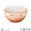 Blue round tableware cereal bowl blue color high quality microwave safe bowl