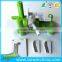 2016 hot sale new design green spiral slicer for ktichen as seen on tv