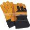 cow grain leather gloves