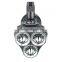 UniqueFire 3000 LM with 4*18650 rechargeable li-ion battery waterproof diving led torch