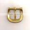End bar Solid Brass buckle with one prong, belt buckle