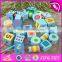 2017 New design toddlers educational wooden lacing toys W11E065