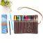 Large capacity canvas multifunction roll pencil case pencil bag pouch for school for student