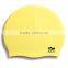 Free size hot sale silicone swimming caps with OEM printing