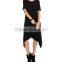 beautiful ladies dresses Side-Pocket Sidetail Designer one piece short dress