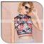 AZTEC FRINGE FLORAL PRINT WOMEN TOPS AND BLOUSES