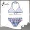 High fashion triangle top casual and cute swim wear for kids