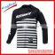 100%polyester Coolmax downhill mountain bike jersey