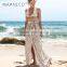 Maxnegio full sexy beach maxi sequin skirt for ladies