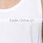 Mens summer plain white longline stringer vest wholesale